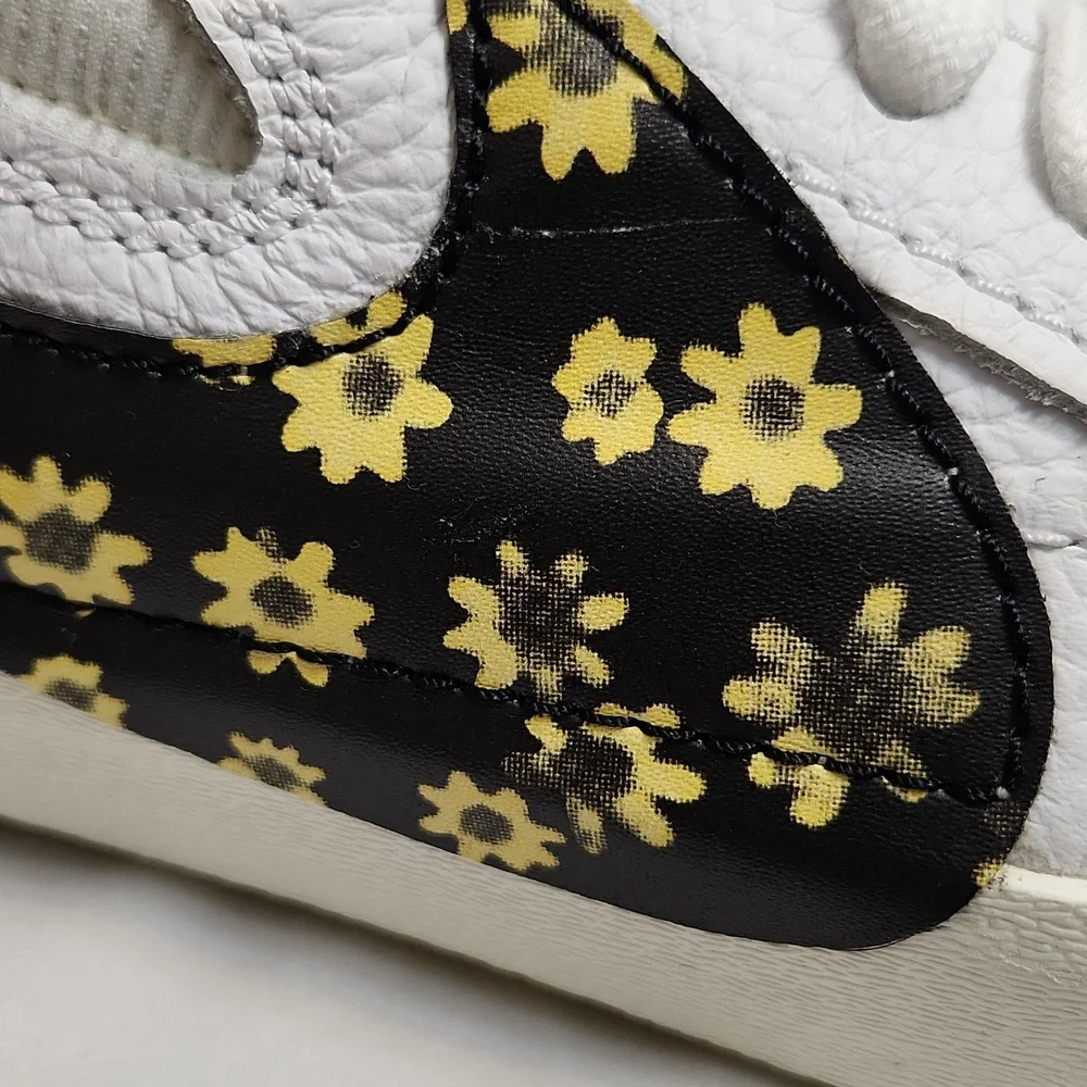Nike Blazer '77 Jumbo Mid Sunflower Floral Hightop sneakers (m size 9) - Picture 8 of 13